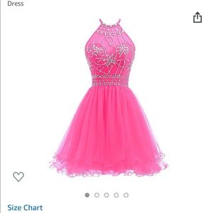 Hot pink Homecoming Dress